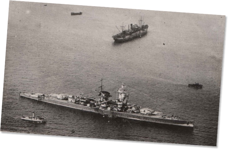 Graf Spee Aerial photo